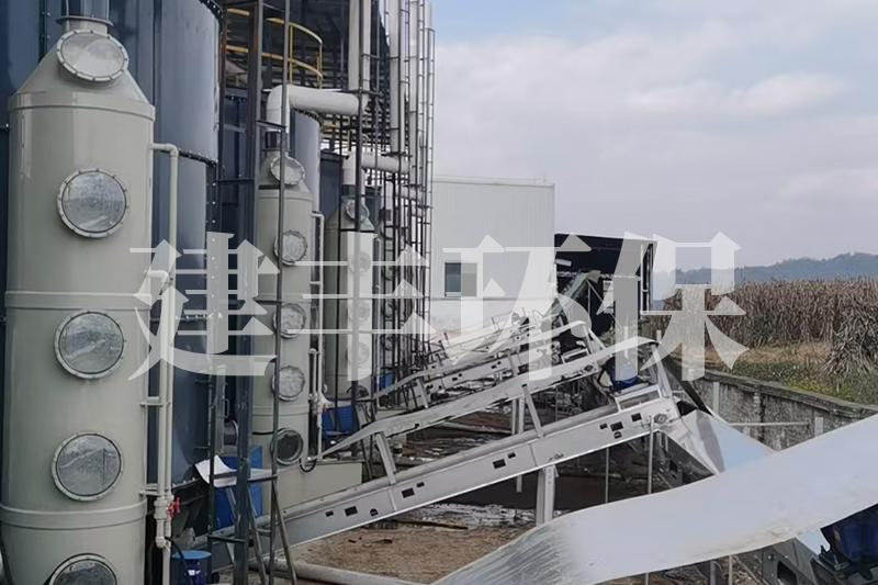 建豐環(huán)保有機(jī)肥發(fā)酵罐現(xiàn)場(chǎng)：宛如綠色引擎，驅(qū)動(dòng)有機(jī)肥產(chǎn)業(yè)前行